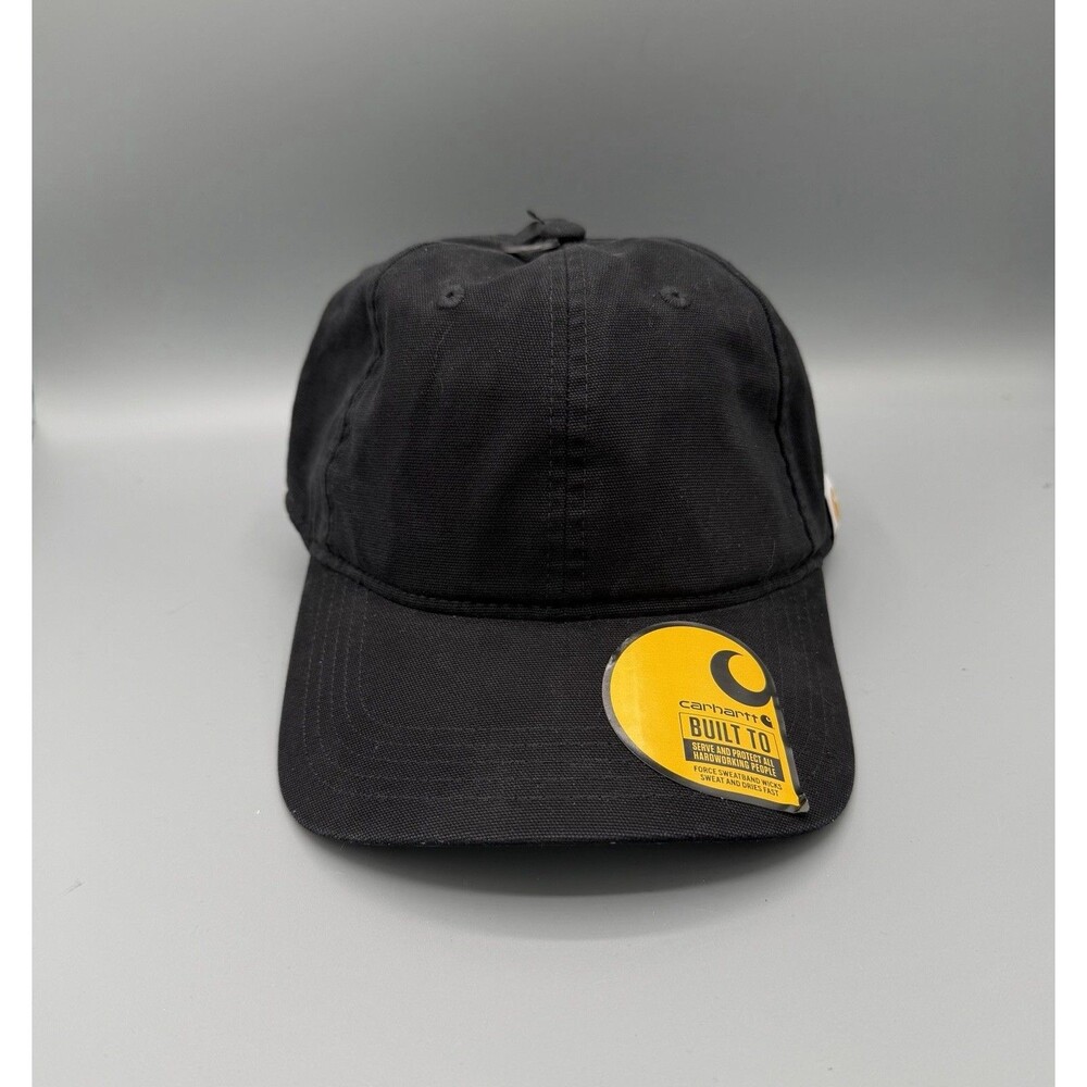 CARHARTT Cotton Canvas Adjustable Cap - AH3938 - Black - NWT